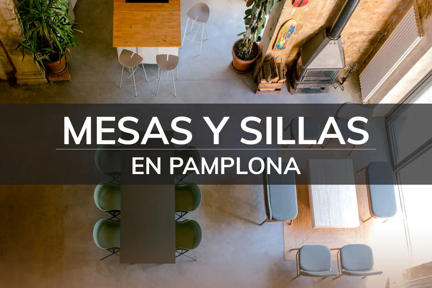 mesas y sillas en pamplona