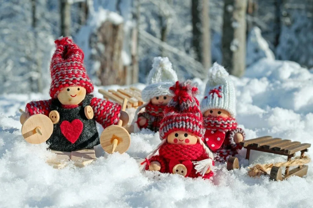 decoración de navidad madera