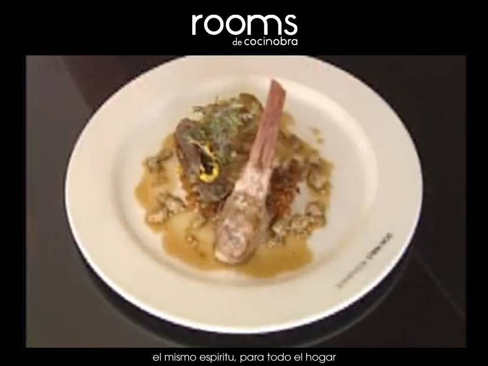 cordero confitado con migas de pastor