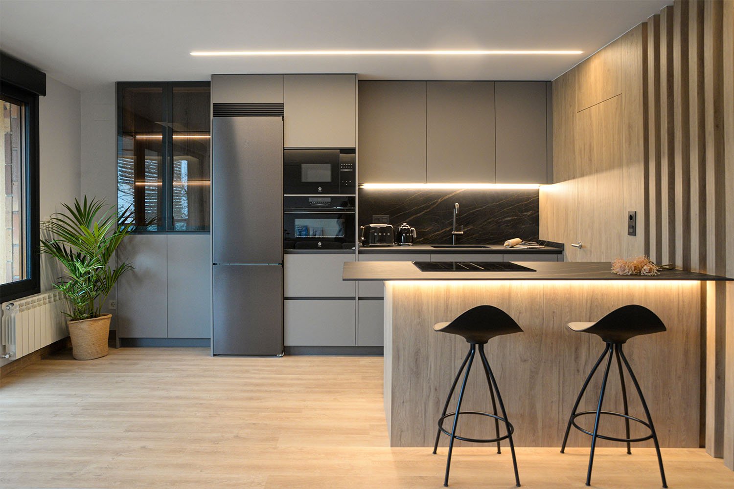 cocina en colores bison